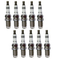 Set of 10 Spark Plugs Gap 0.035 for Audi BMW Chevy Porsche Suzuki VW