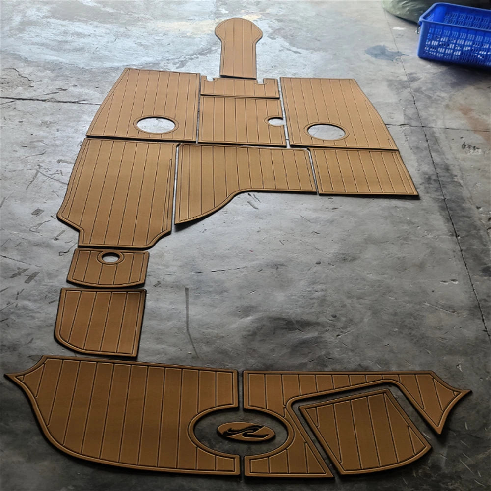 EVA Foam Teak Flooring Cockpit Pads for Sea Ray 220 Select (2007)