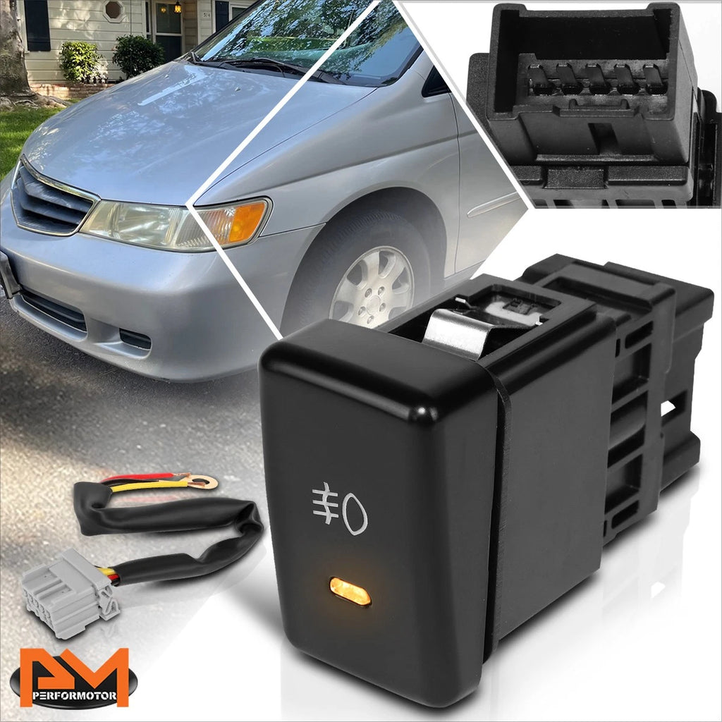 Fog Light Control Switch with Wiring Harness for Honda Odyssey (1999–2004)