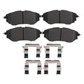 Set of 4 Front Brake Pads Kit for Subaru Legacy (2005–2019) Forester (2014–2018) D1078