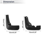 Set of 2 Mud Flaps Splash Guards for Mazda Axela (2014–2017)