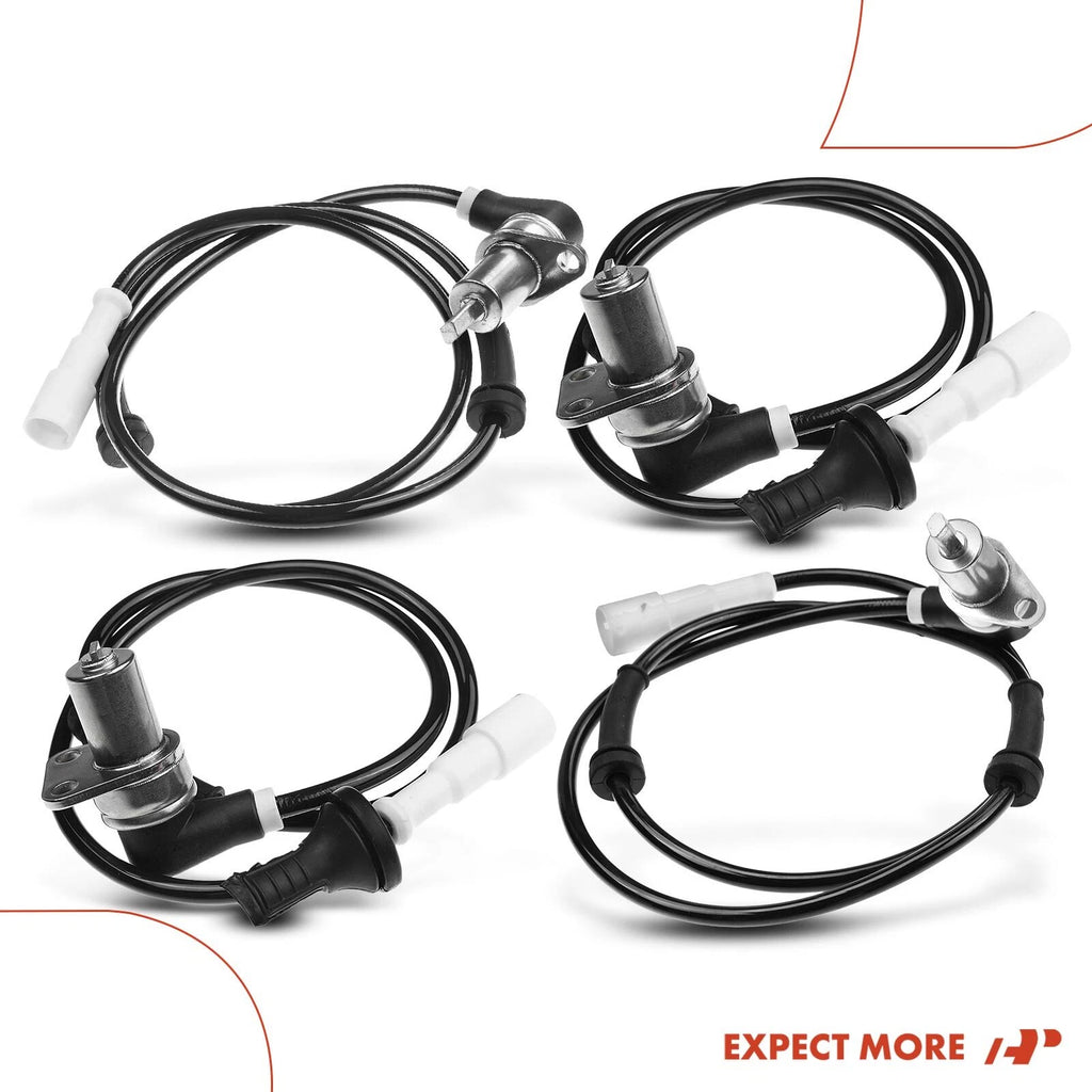 Set of 4 ABS Wheel Speed Sensors for BMW 318i 325 325E 325i M3
