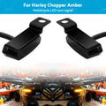 6 LED Mini Front Turn Signal Indicator Amber for Harley Chopper (2008–)
