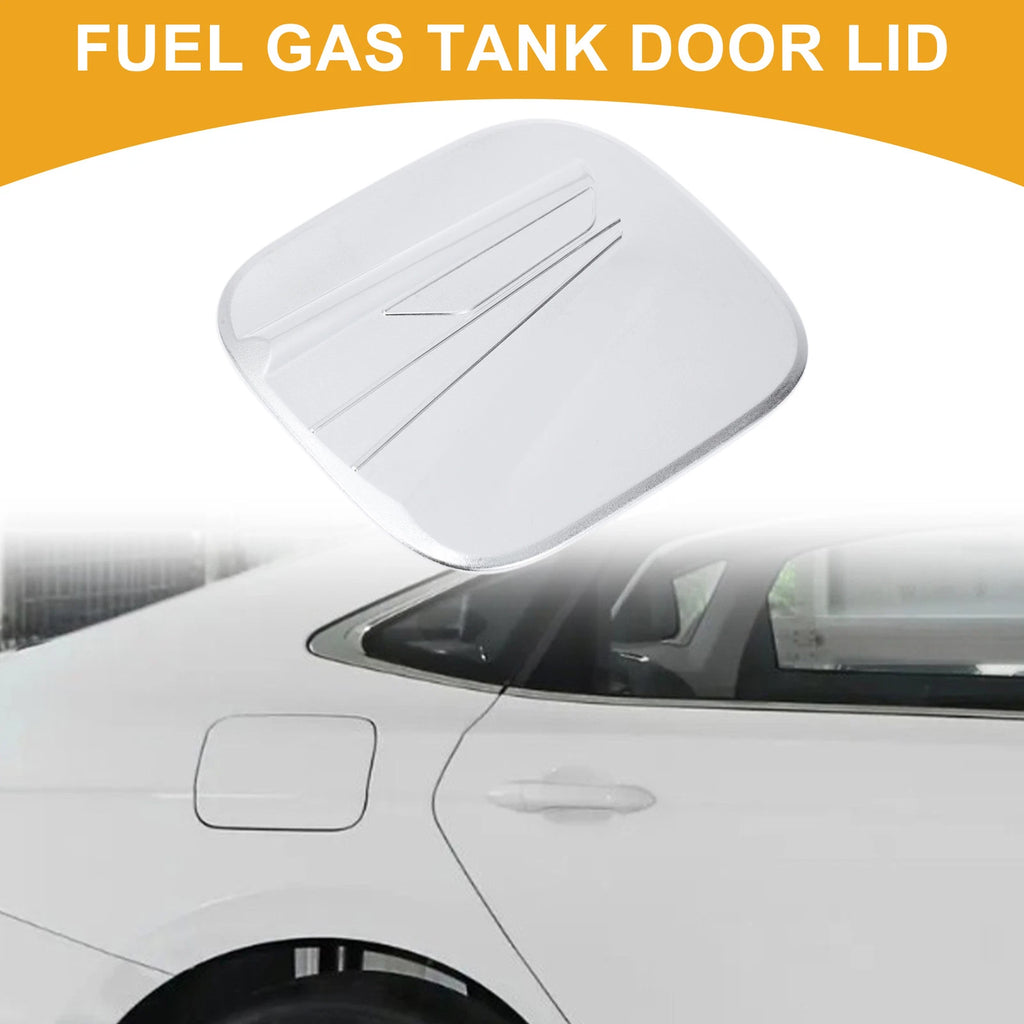 Fuel Tank Door Cap for Toyota Highlander (2022–2025) Chrome Silver Tone