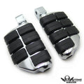 Chrome Dually Footpegs for Yamaha Road Star Warrior (2002–2009)