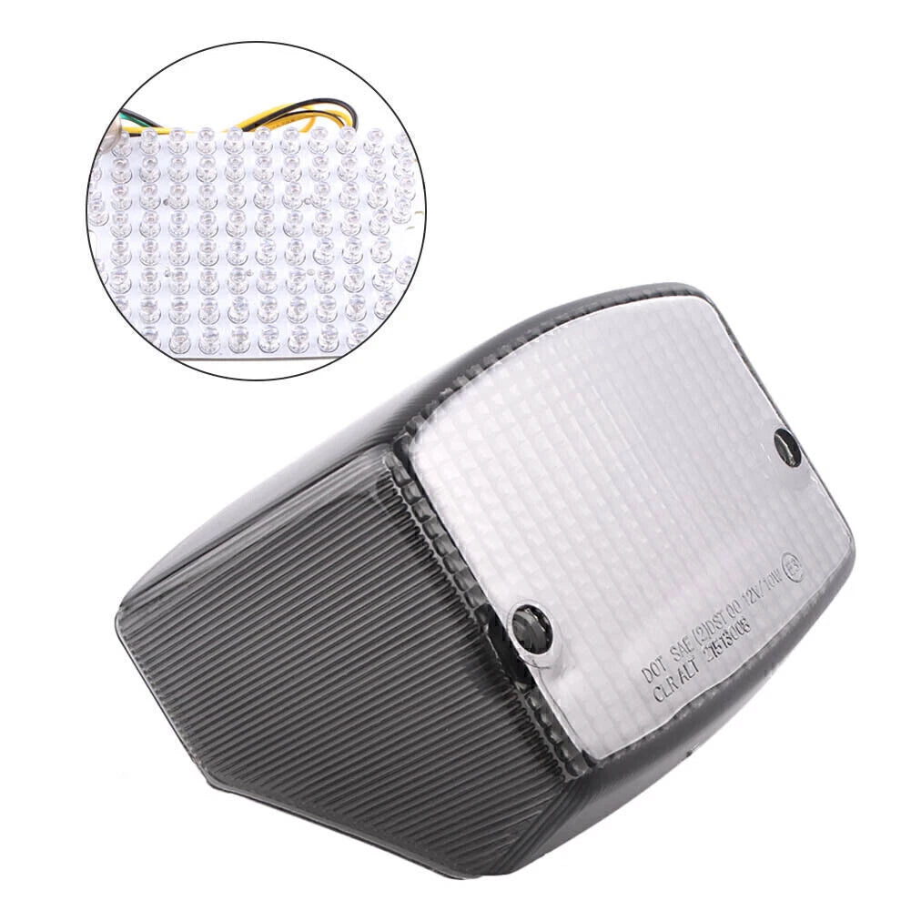 Smoke Integrated LED Tail Light Turn Signals for Kawasaki Vulcan 750 (1986–2003)