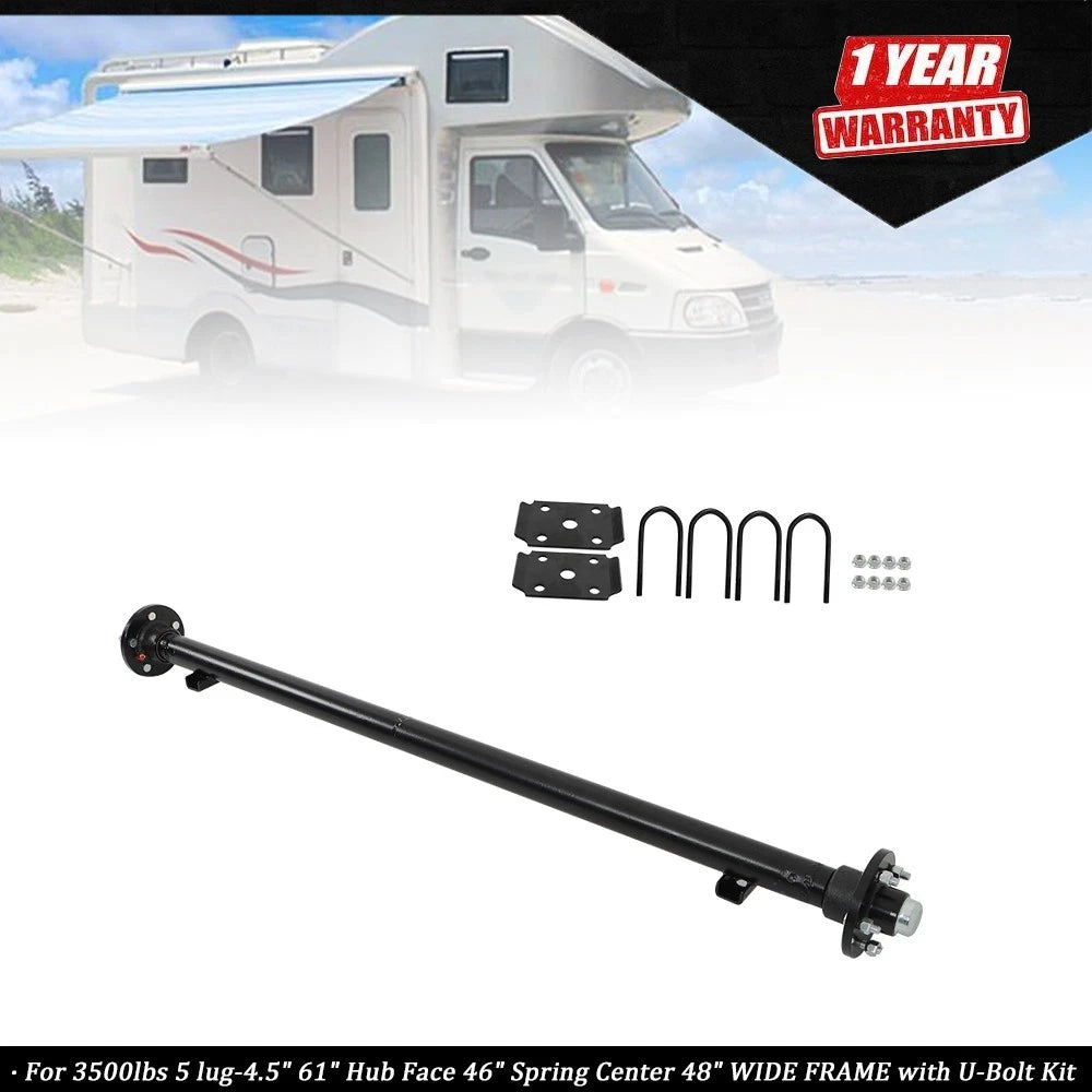 5 Lug 4.5" Hub Frame with U-Bolt Kit for Universal Fit (Year Range)