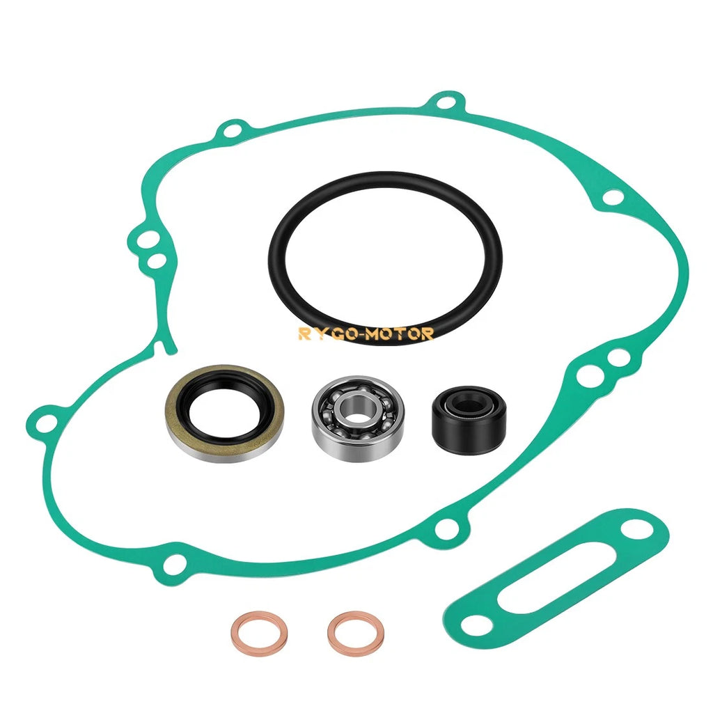 Water Pump Repair Kit with Bearing for Kawasaki KX80 KX60 (1885–2003), Suzuki RM60 (2003)
