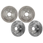 Set of 4 Brake Disc Rotors for Toyota RAV4 (2006–2018)