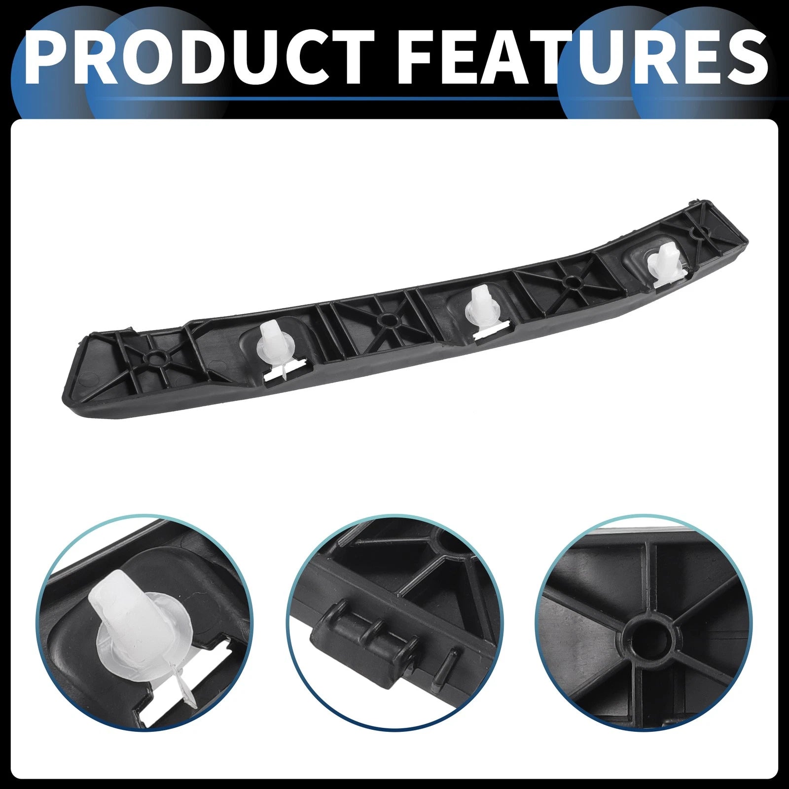 1pc Left Rear Bumper Retainer Bracket No. 86651N9000 for Hyundai Tucson (2022–2023)