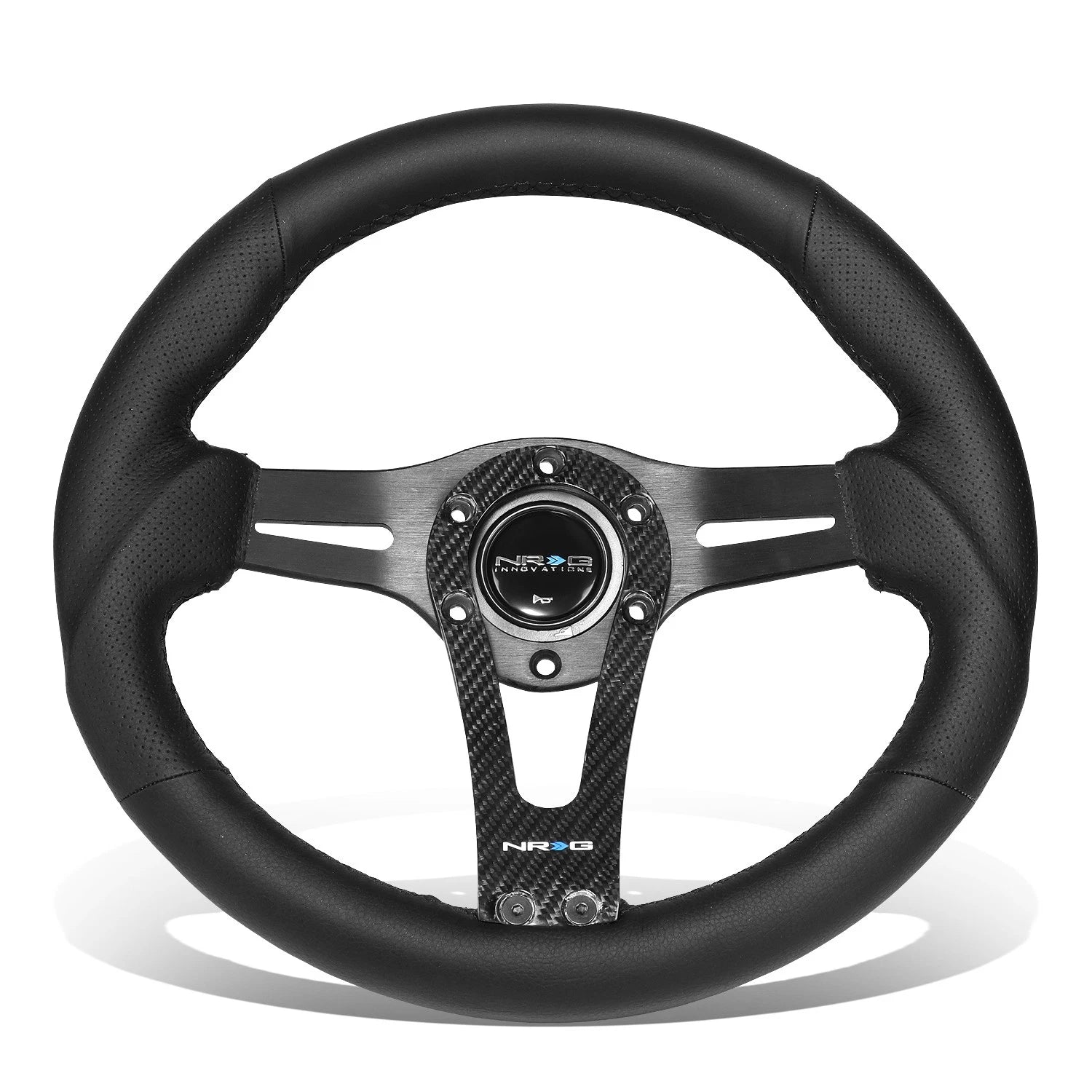 NRG Innovations Carbon Fiber Steering Wheel RST-002RCF for Universal Fit (2010–2023)