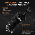 Set of 2 Front Complete Struts Shocks Absorber Assembly for Toyota Camry LE (2012–2014)