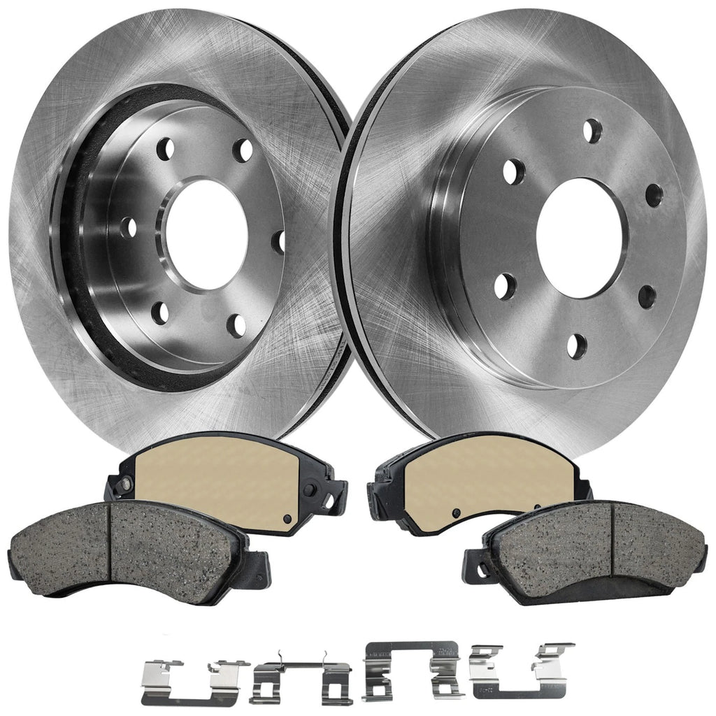 Front Brake Disc Rotors and Pads Kit for GMC Sierra 1500 (2005–2006)