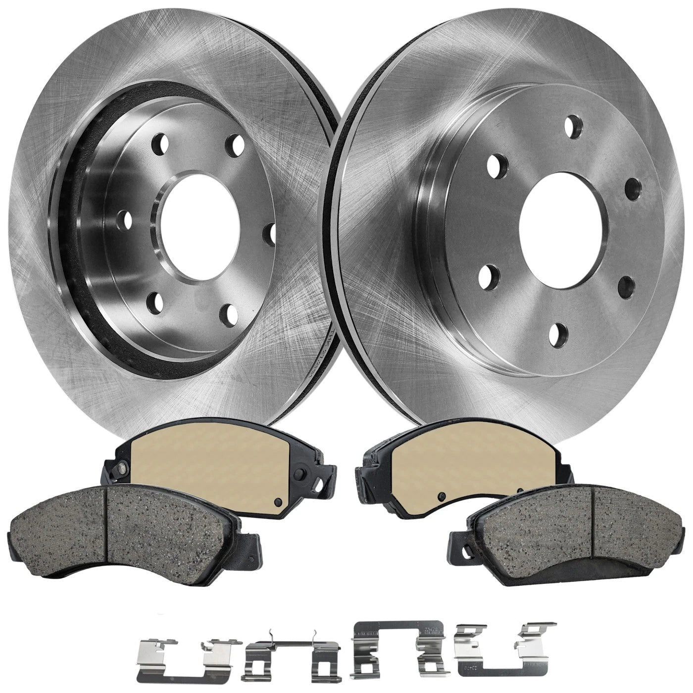 Front Brake Disc Rotors and Pads Kit for GMC Sierra 1500 (2005–2006)