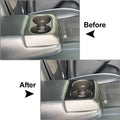 Carbon Fiber Rear Water Cup Holder Cover Trim for Ford Ranger (2015-2022)