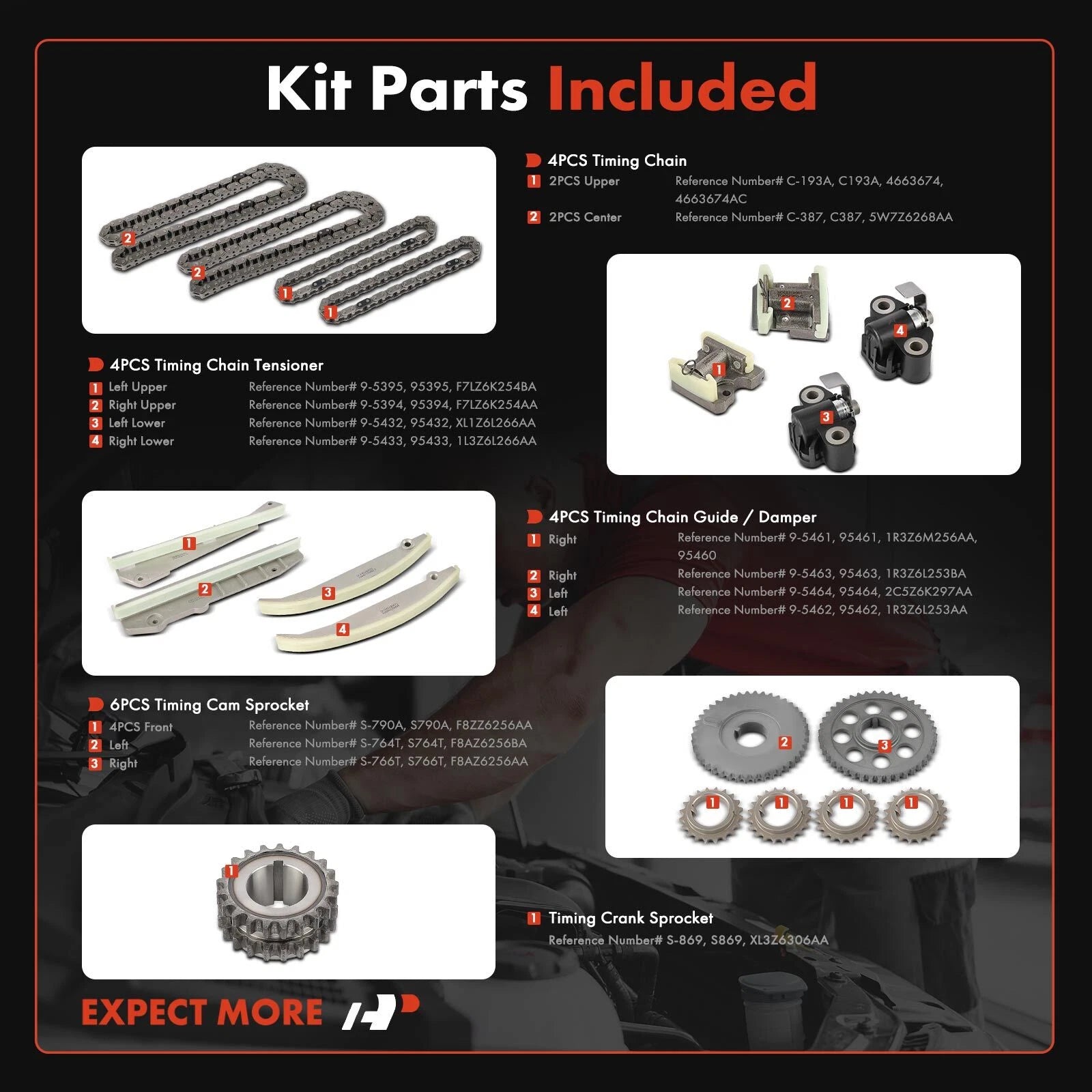Timing Chain Kit for Ford Mustang (2003-2004)