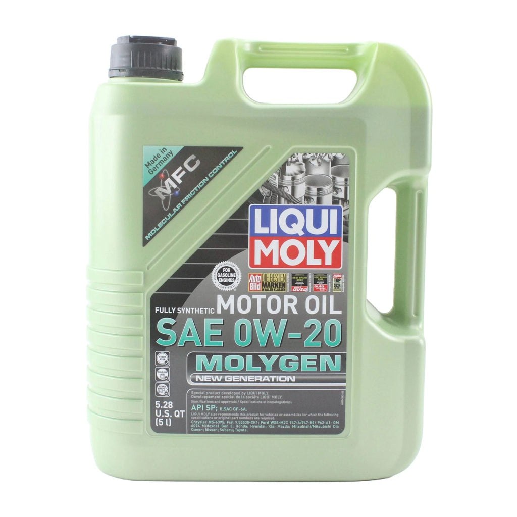 Set of 3 Liqui Moly Molygen 0W-20 Engine Motor Oil (15L)