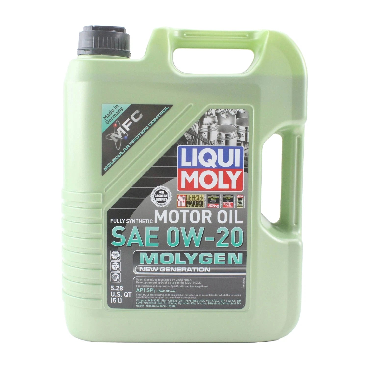 Set of 3 Liqui Moly Molygen 0W-20 Engine Motor Oil (15L)