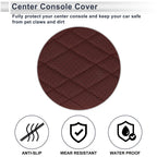 Center Console Cover with Storage Bag for BMW 7 Series (2016–2022) Red