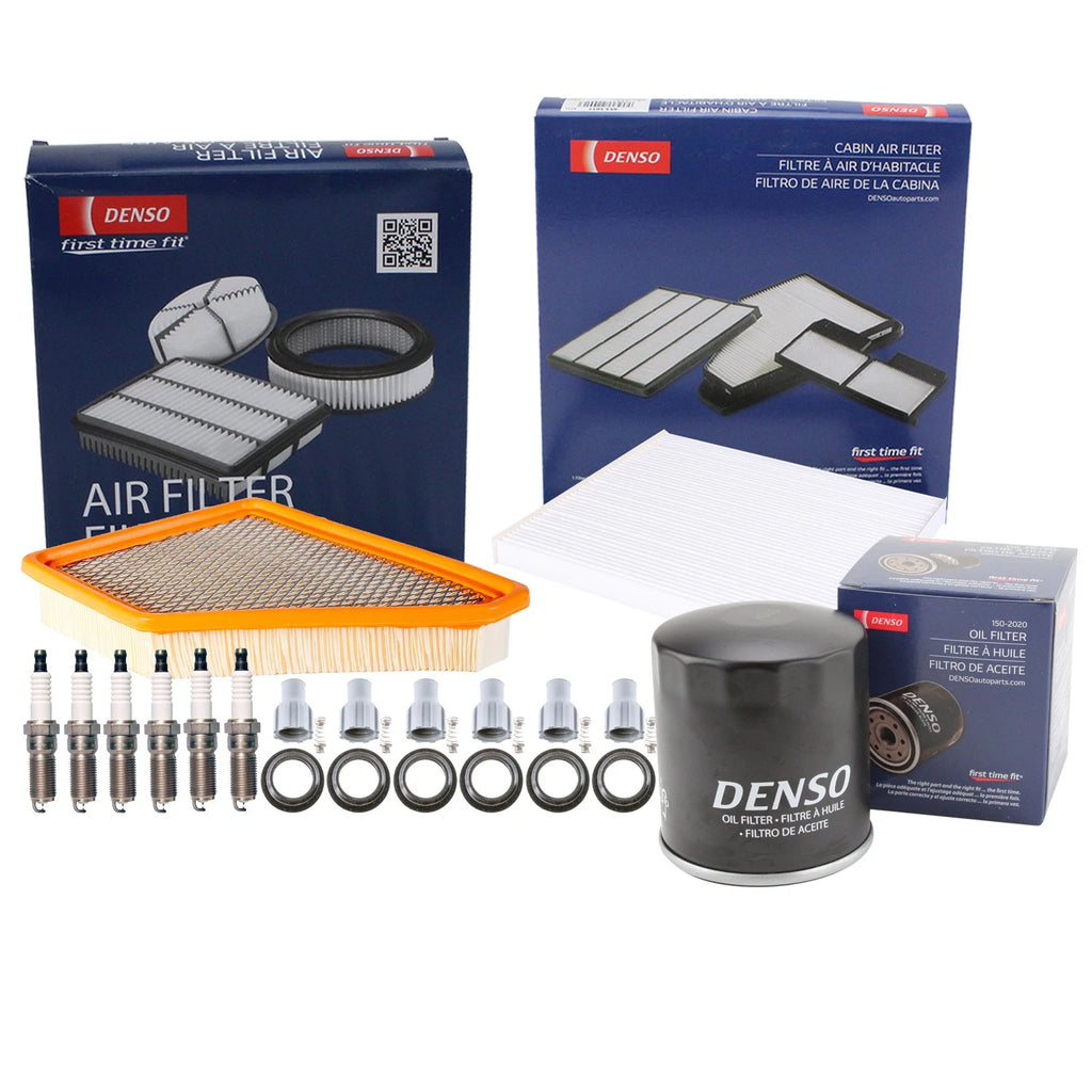 Denso Tune Up Kit 6 Spark Plugs & Boots for Equinox Terrain (2005–2009)