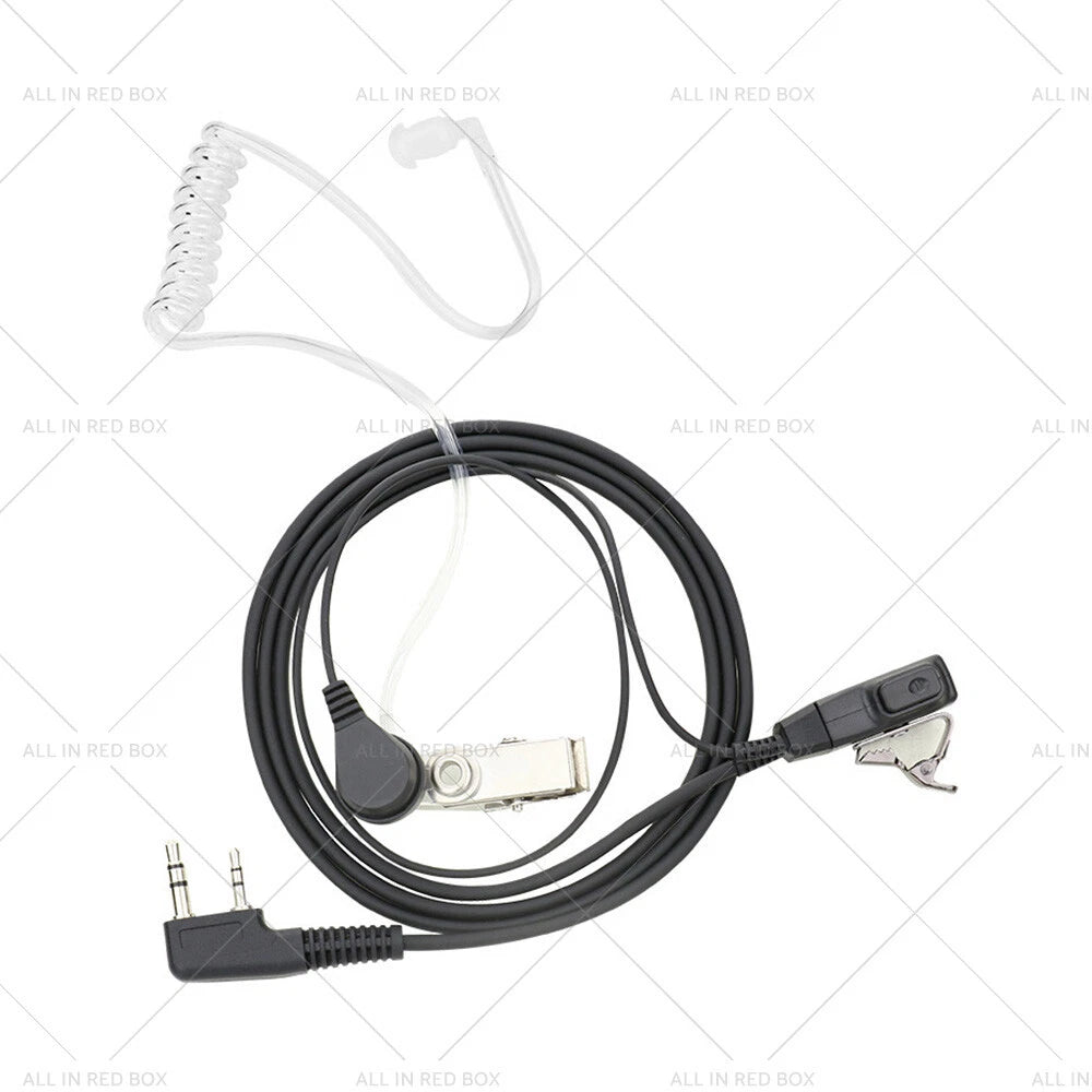 Covert Acoustic Tube Earpiece Headset Mic for Baofeng Kenwood UV-5R (2010–2023)