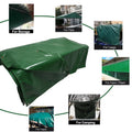 10'x20' Heavy Duty Green PVC Waterproof Tarp Cover for Patio Shelter