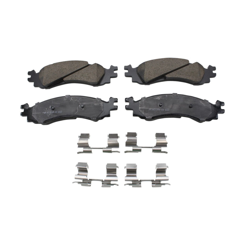 DuraGo Front Rotor & Akebono ProACT Ceramic Brake Pad Kit for Explorer Mountaineer (1991–2010)