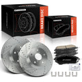 Front Side Drilled Rotors & Ceramic Pads for Subaru Legacy (2015)