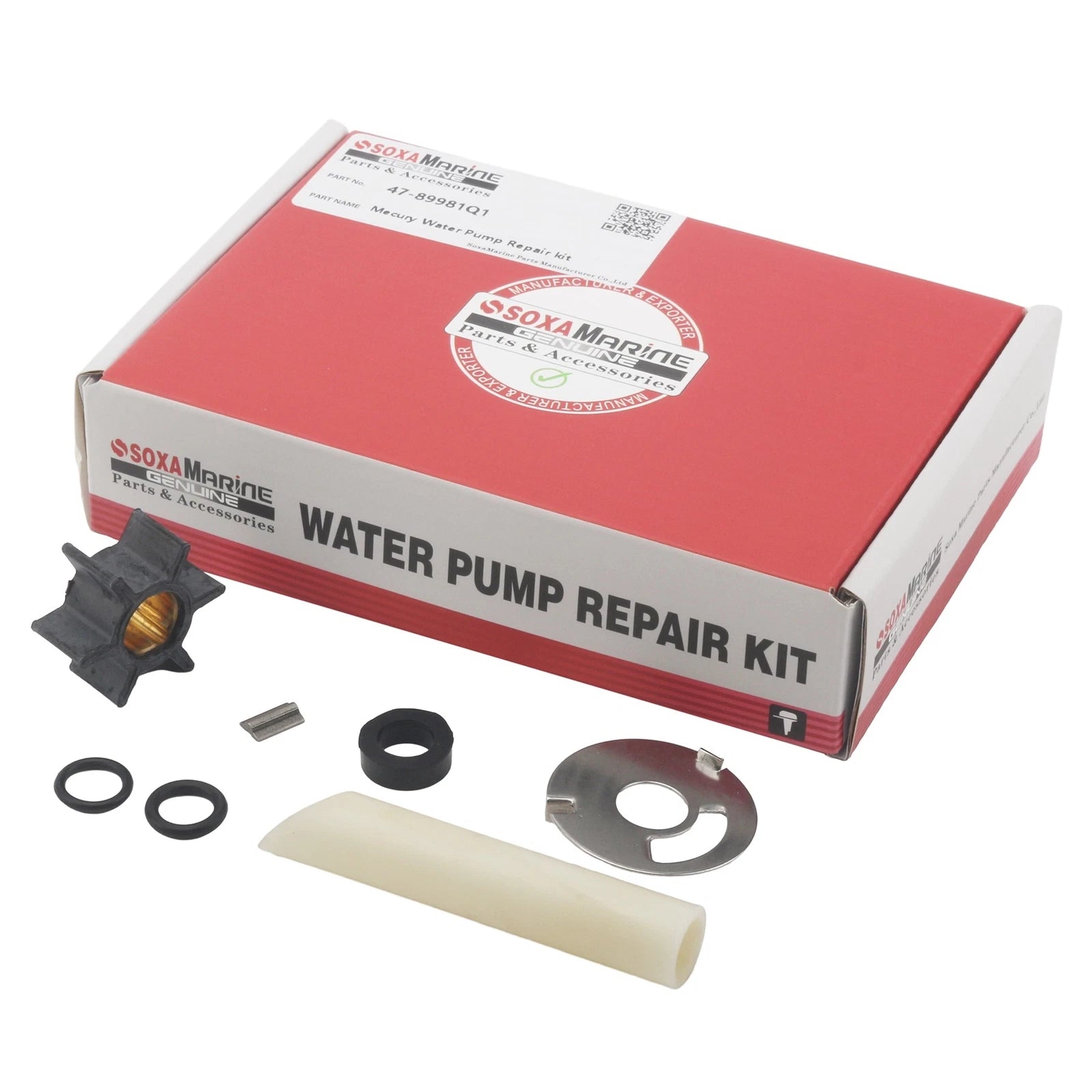 Outboard Water Pump Repair Kit for Mercury Mariner 4-9.8 HP