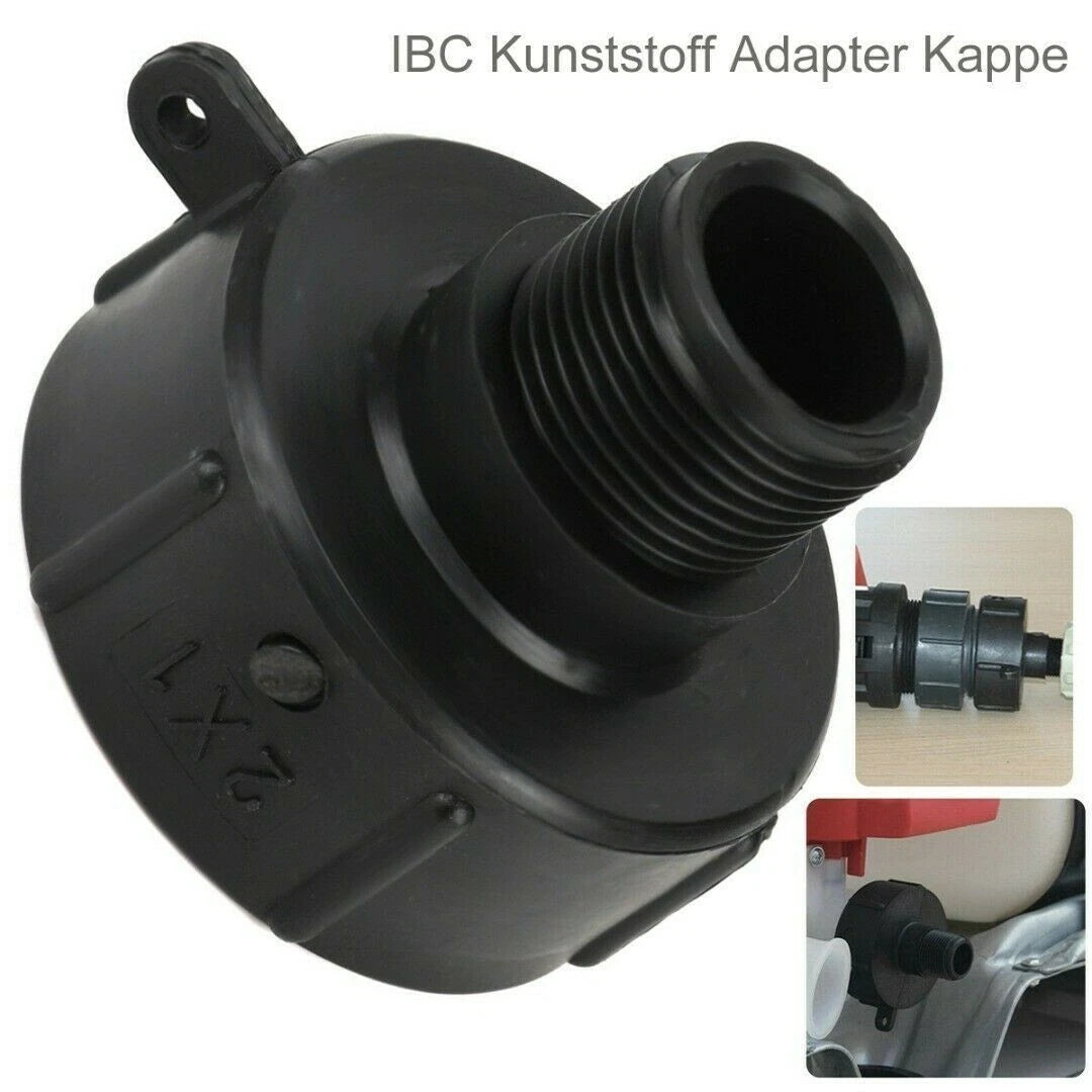 Water IBC Tank Adapter for S60x6 (1in) Garden Hose Connector