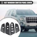 Set of 1 Window Switch Panel Cover Trim ABS for Honda CR-V (2017–2022) Carbon Fiber