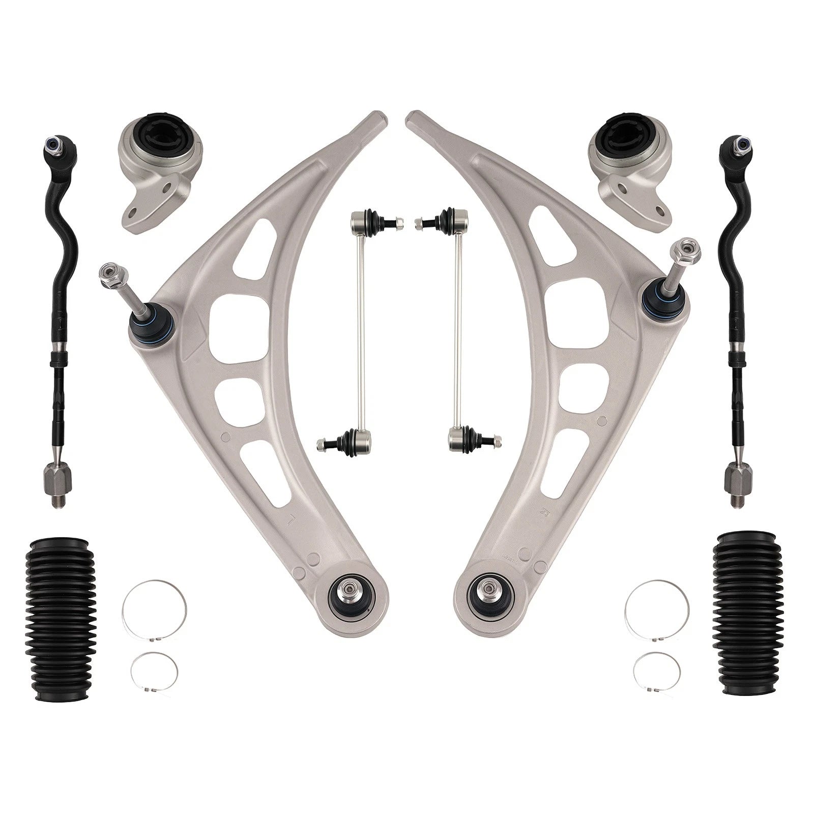 Front Rear Lower Control Arm Kit for BMW E46 323i 325i 328i 330i Z4 (1998–2006)