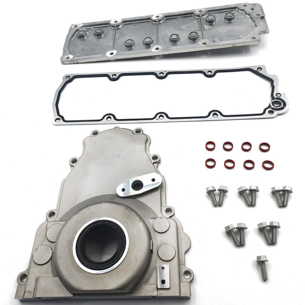 Timing Cover Kit for GM LS2 LS3 LS7 (2007–2013) - Non AFM Gen4 Valley Plate