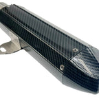 Exhaust Pipe + Carbon Fibre Look Muffler System for 250cc 300cc PIT Dirt Bike