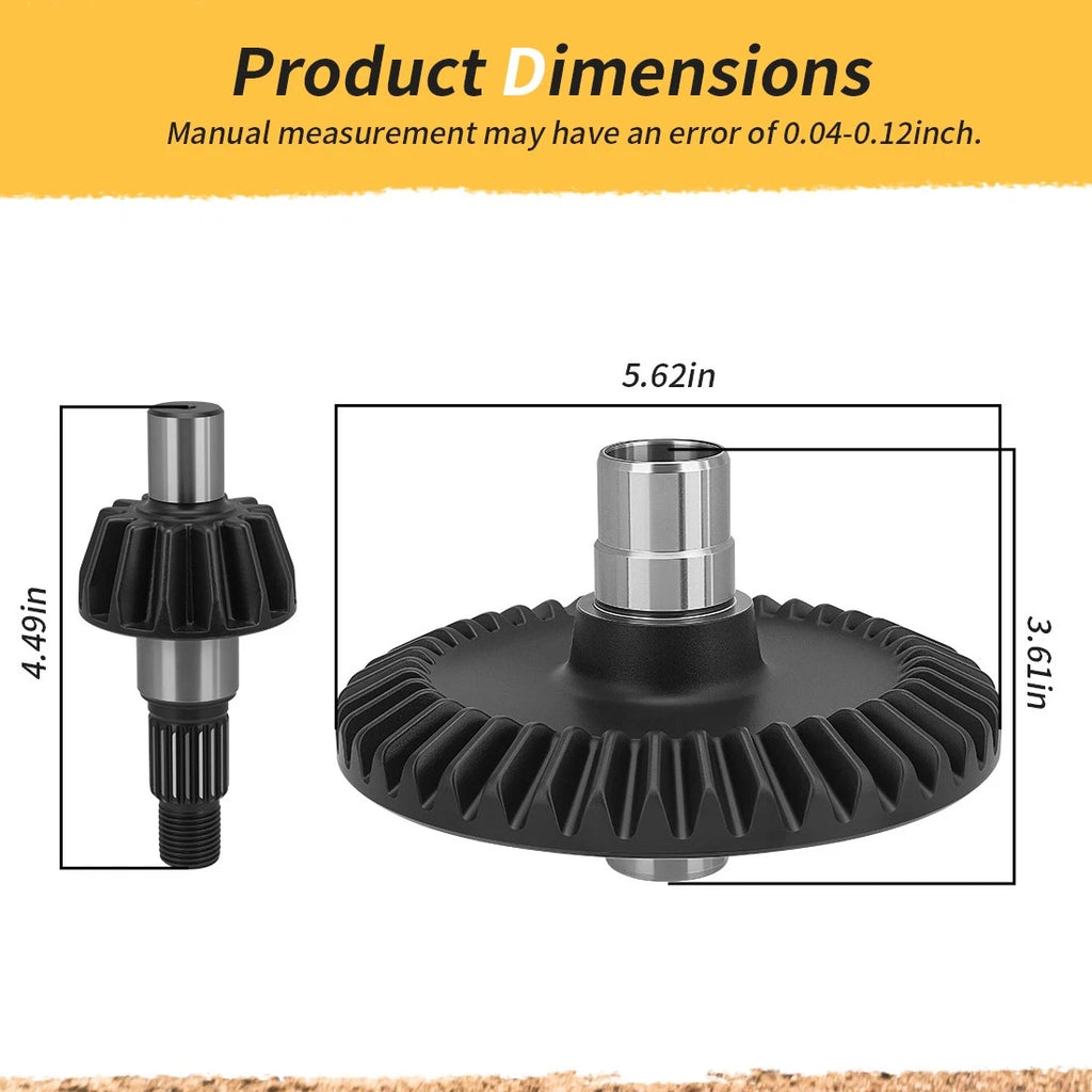 Rear Differential Gear Ring & Pinion for Honda TRX420FA (2009–2014) 41431-HN8-000