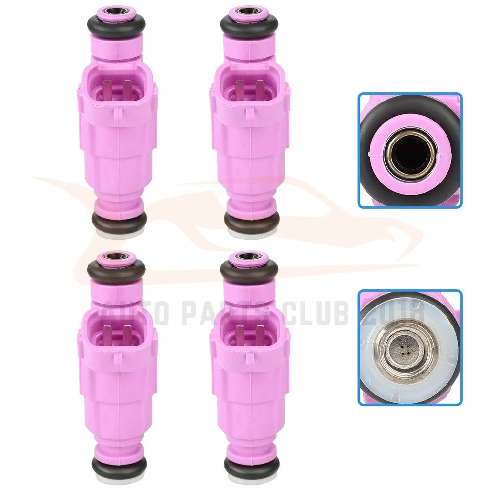 Set of 4 Fuel Injectors for Kia Rio5, Rio (2009–2011) FJ989 3531037170