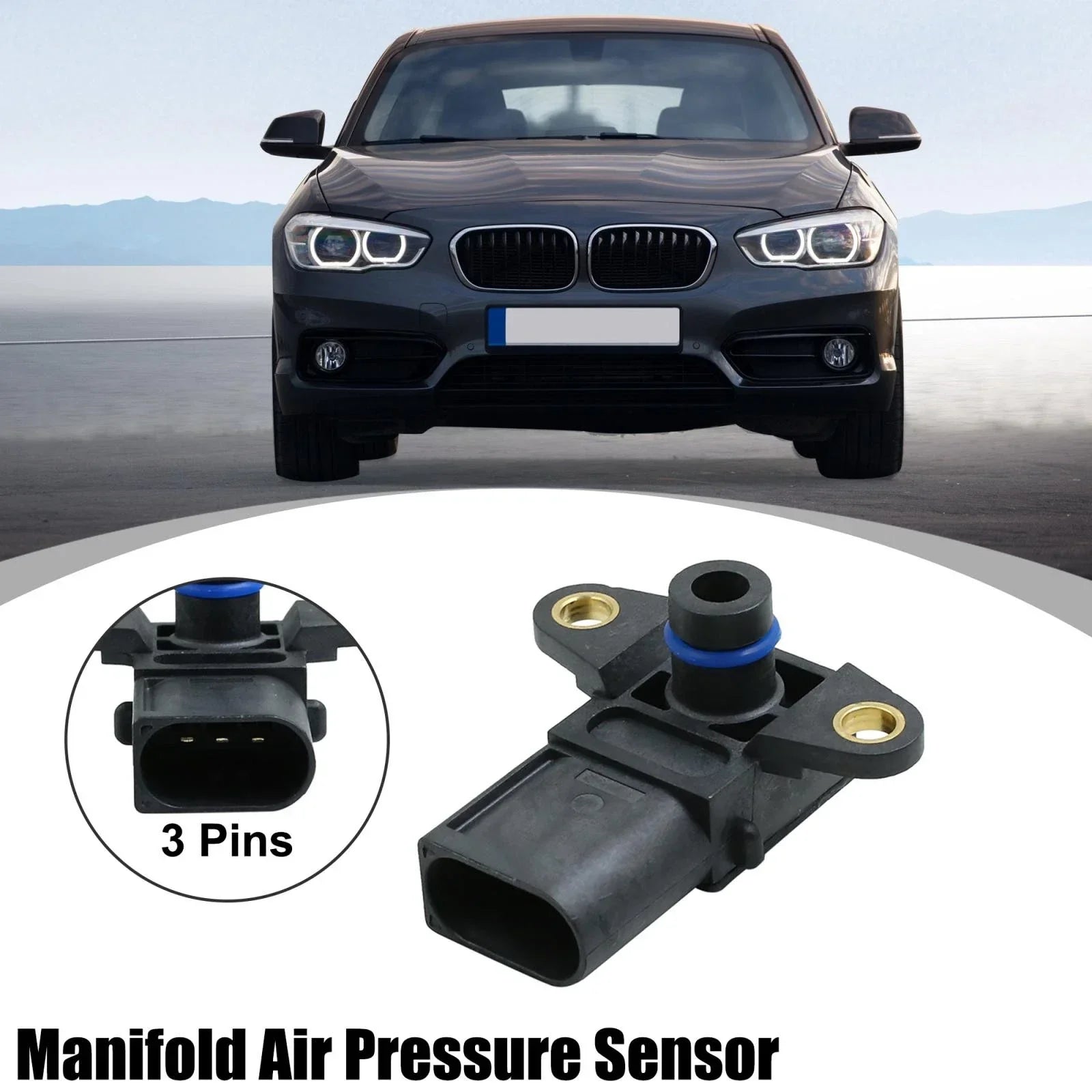 MAP Manifold Air Pressure Sensor for BMW 128i 325i 328i M5 M6 X3 X4