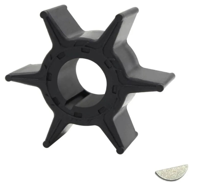 Water Pump Impeller with Key for Yamaha 25 30 40 HP Outboard (1990–2023)