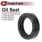 Set of 5 Rotary Shaft Oil Seals 28x40x10mm Nitrile Rubber 672668828489