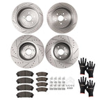 Brake Rotors & Ceramic Pads Kit for Toyota Highlander (2014–2019)