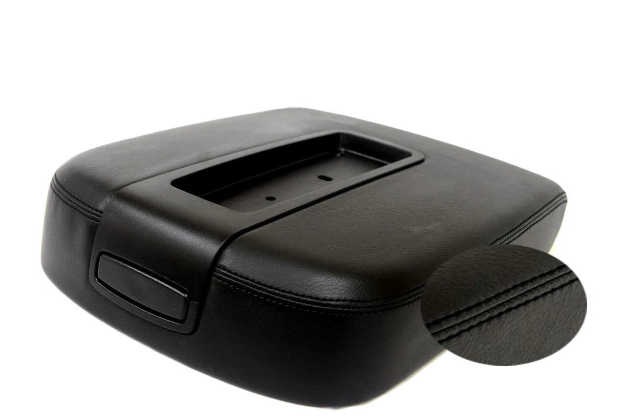 Center Console Armrest Cover for Hummer H2 (2008–2009) - Black Leather