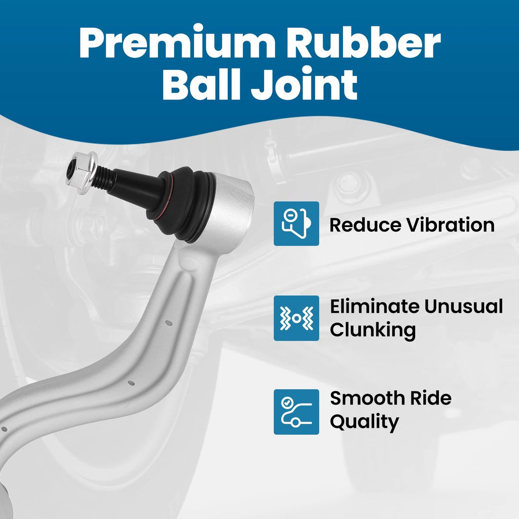 Front Suspension Lower Control Arms Outer Tie Rod Kit for Cadillac ATS (2013–2019)