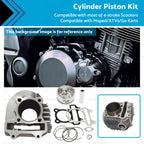61mm Bore Piston Gasket Cylinder Kit for GY6 125cc 150cc 172cc (2000–2023)