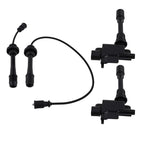 2X Ignition Coil + Spark Plug Wires for Mazda Protege5 (2002–2003) FP8518100C