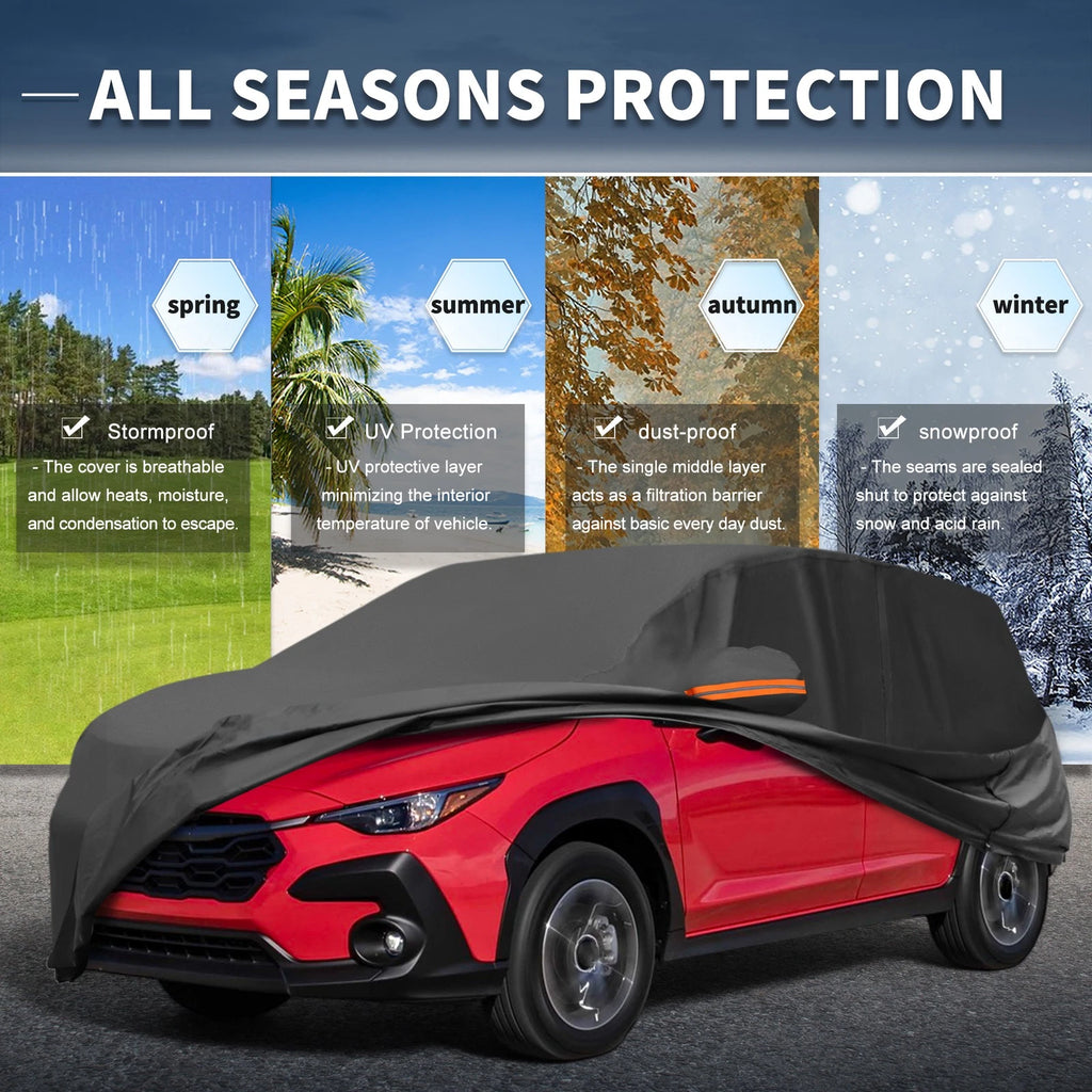 Waterproof 210D-PU Car Cover for Subaru Crosstrek (2018–2023)