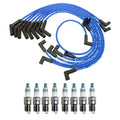 NGK 8mm Wire Set & Denso Iridium Spark Plug Kit for Mustang SVT Cobra (1994–2004)