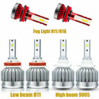 LED Headlight Bulbs Kit for Toyota 4Runner (2010-2020) High/Low Beam + Fog