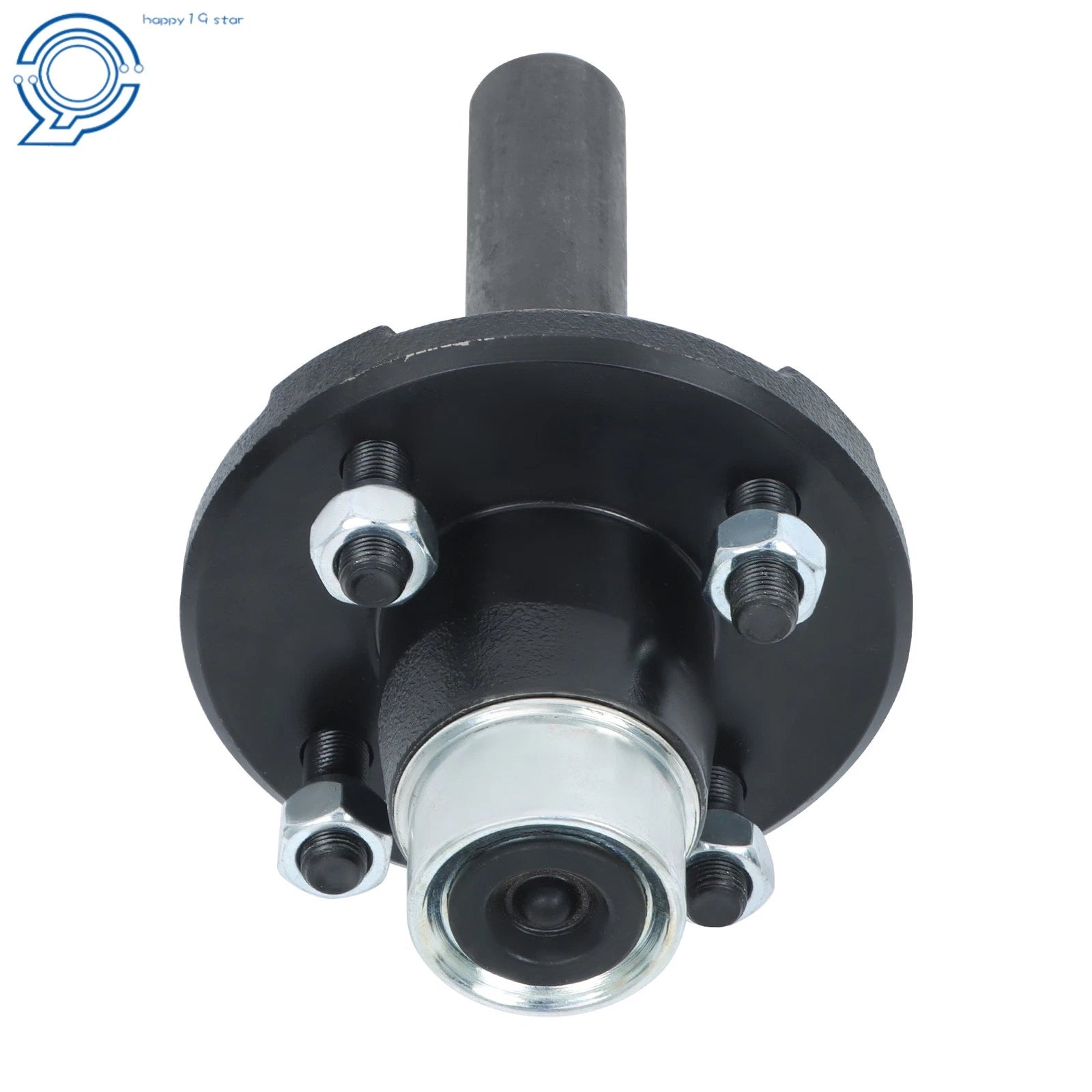 8-Pack Trailer Axle Kit for 4 on 4" Bolt Idler (1" Hub, Round Spindle)