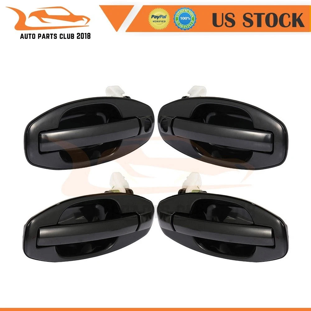 Set of 4 Exterior Door Handles for Hyundai Santa Fe (2001–2006)
