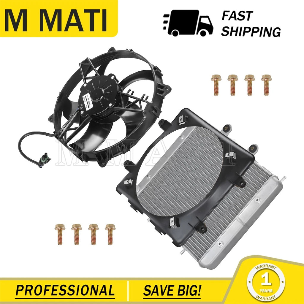 Aluminum Radiator Cooling Fan Shroud for Polaris Sportsman 700 800 (2002–2014)